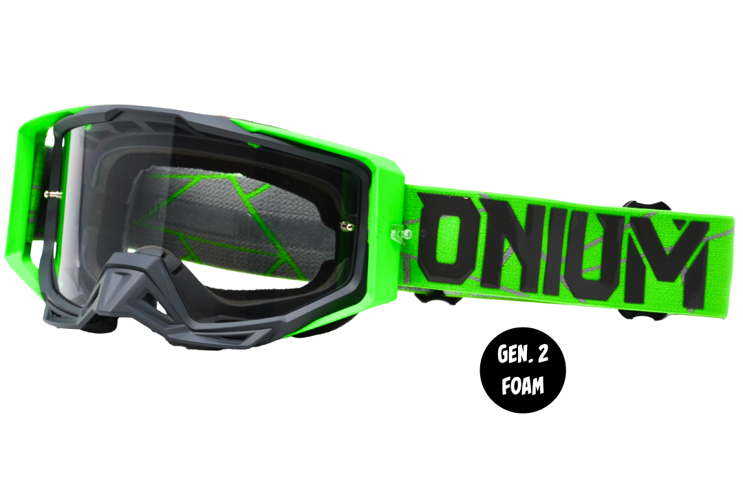 Green dirt online bike goggles